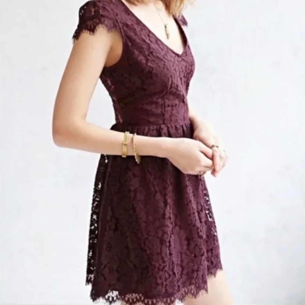 Urban Outfitters Kimchi Blue Lace Jan Jan Minidress